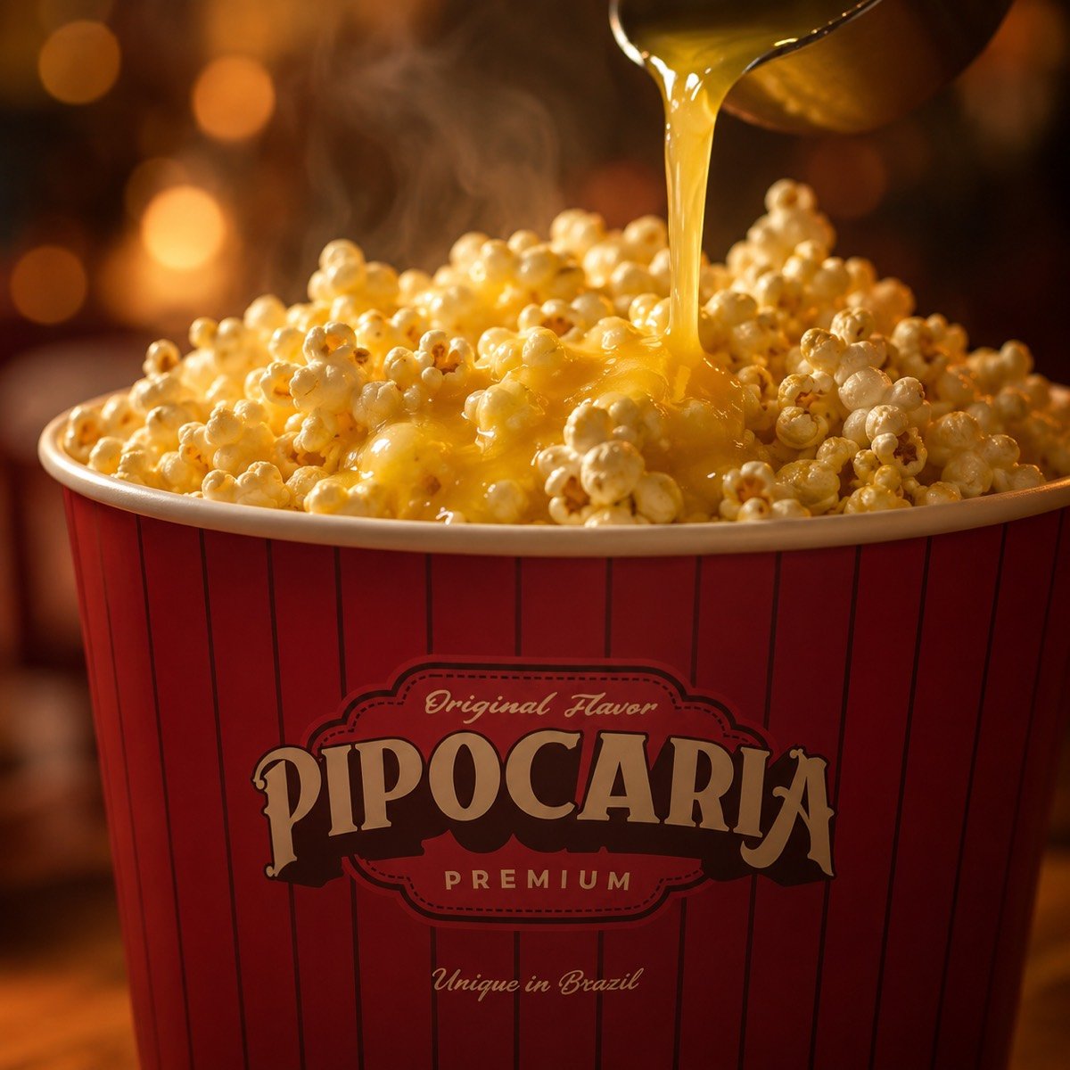 Pipocaria Premium butter art