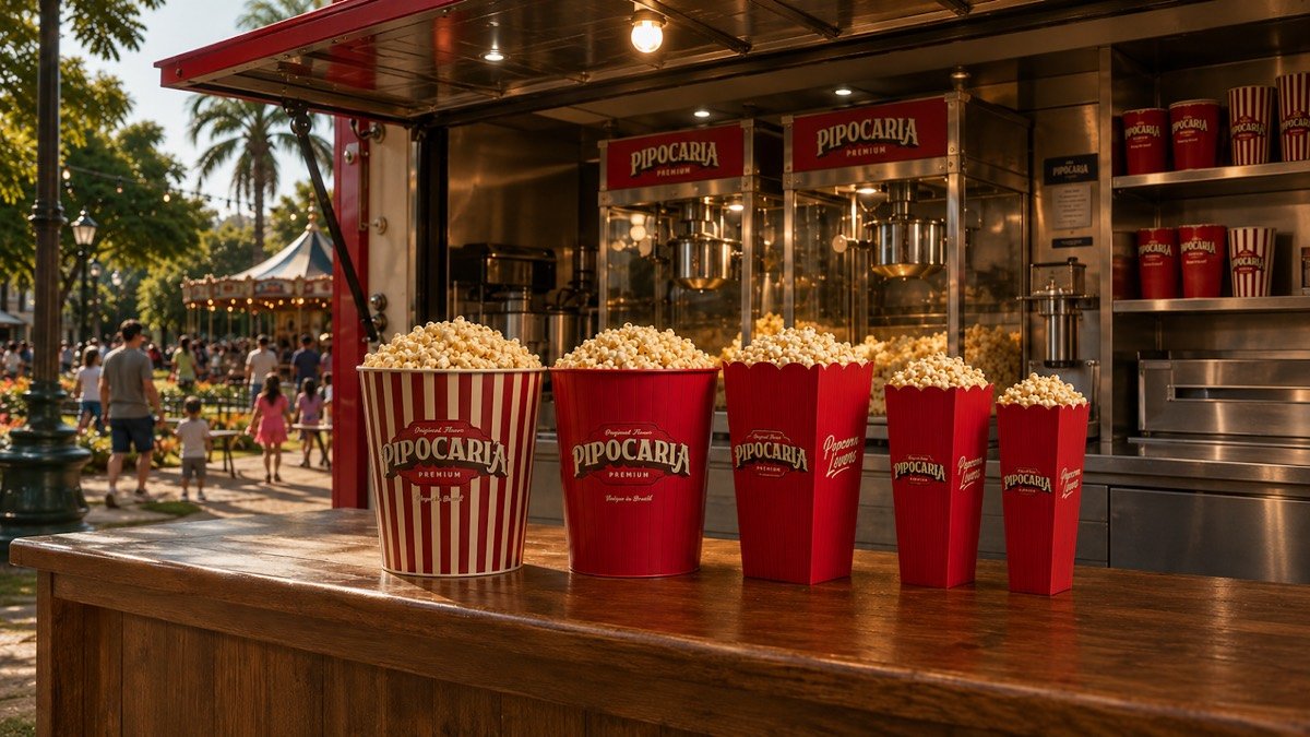 Pipocaria Premium kiosk art