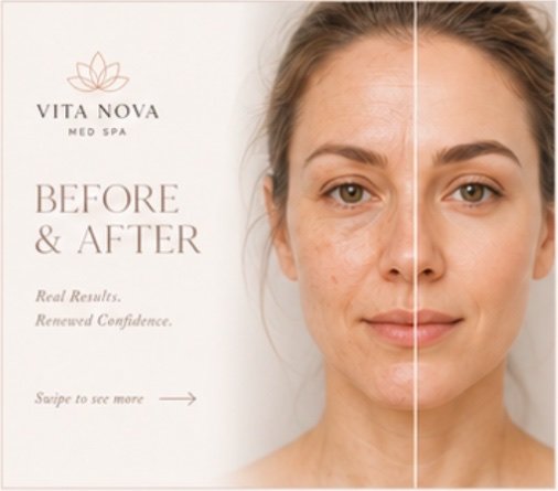 Vita Nova Med Spa before and after art