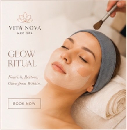 Vita Nova Med Spa glow ritual art